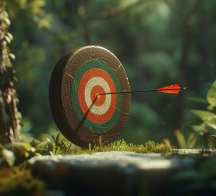 arrow-hitting-target