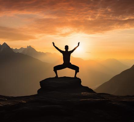 person-practicing-yoga-meditation